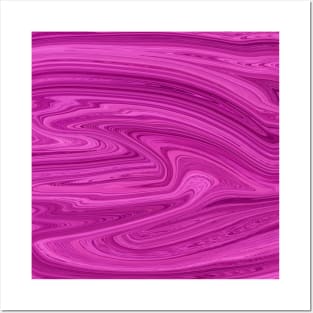 Marble Pink liquid colors grading pattern Posters and Art